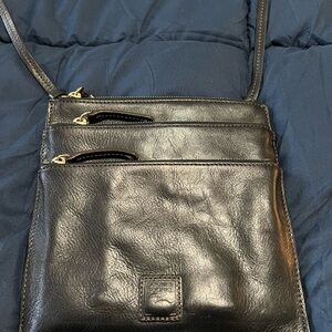 Dooney & Bourke Pebble Grain North South Triple Zip
